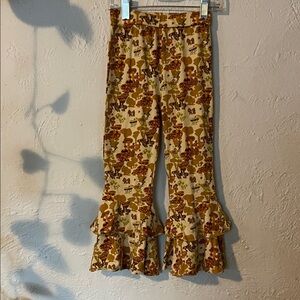 Kate Quinn MushroomFloral Ruffle Pants